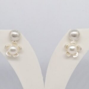 925 sterling silver pearl tops