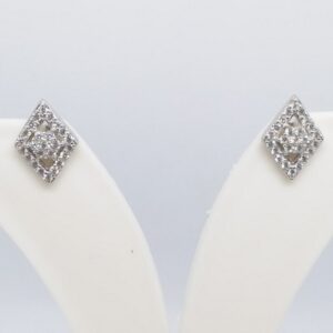 925 sterling silver diamond pendant top set