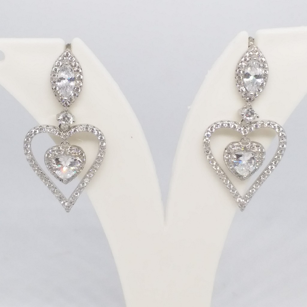925 sterling silver diamond pendant top set
