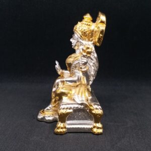 Silver gold plated lakshmiji murti