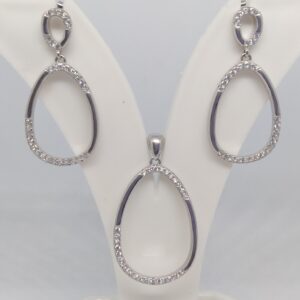 925 sterling silver pendent top set