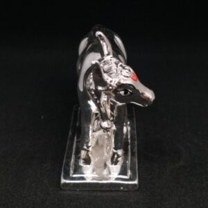 Silver plated gaay murti