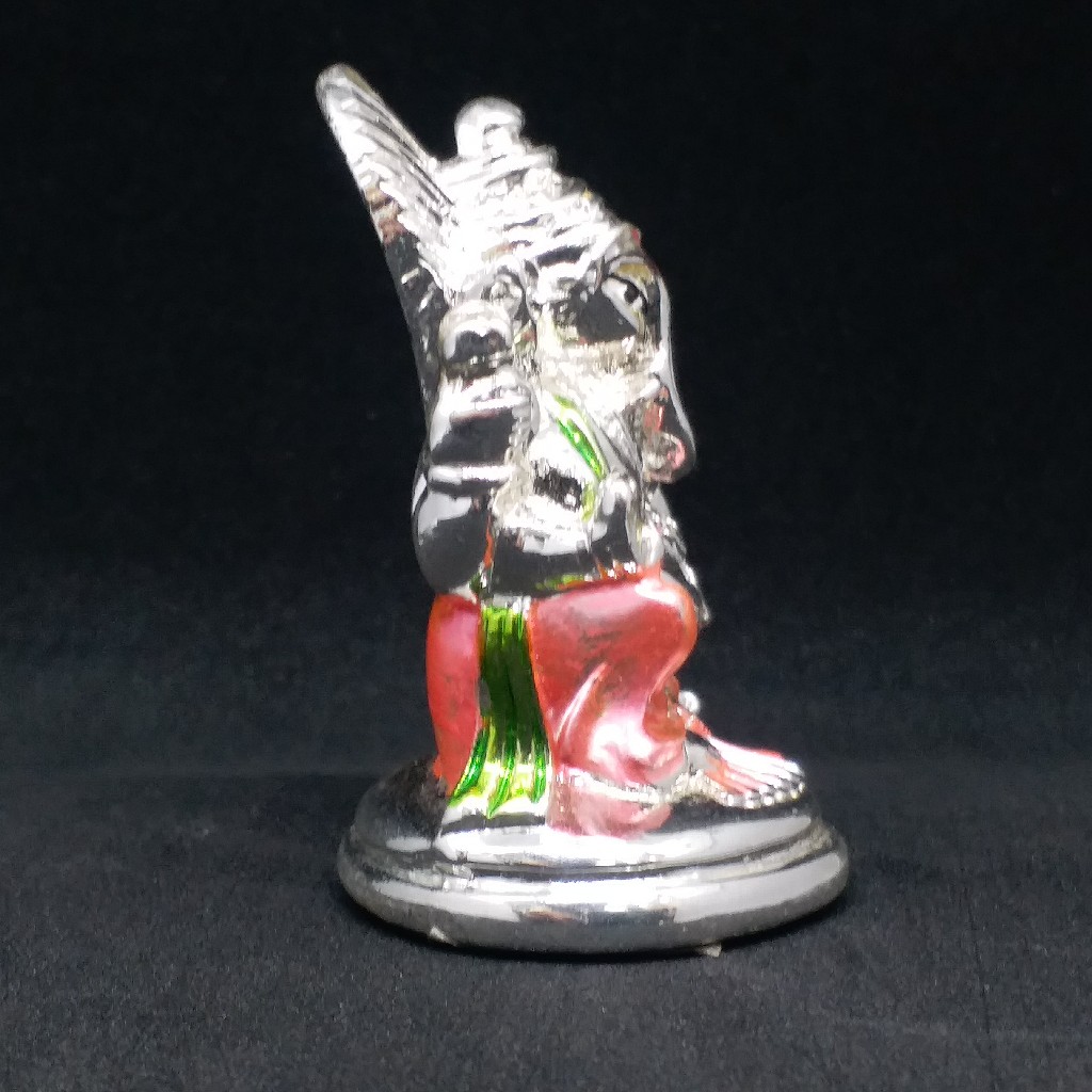 Silver plated ganesji murti - Image 2