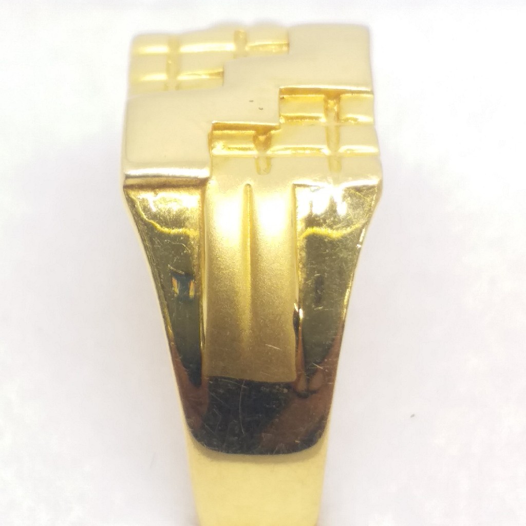 22 kt 916 gold plain casting gents ring - Image 5