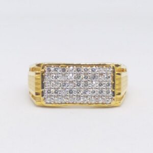 22 kt 916 gents ring