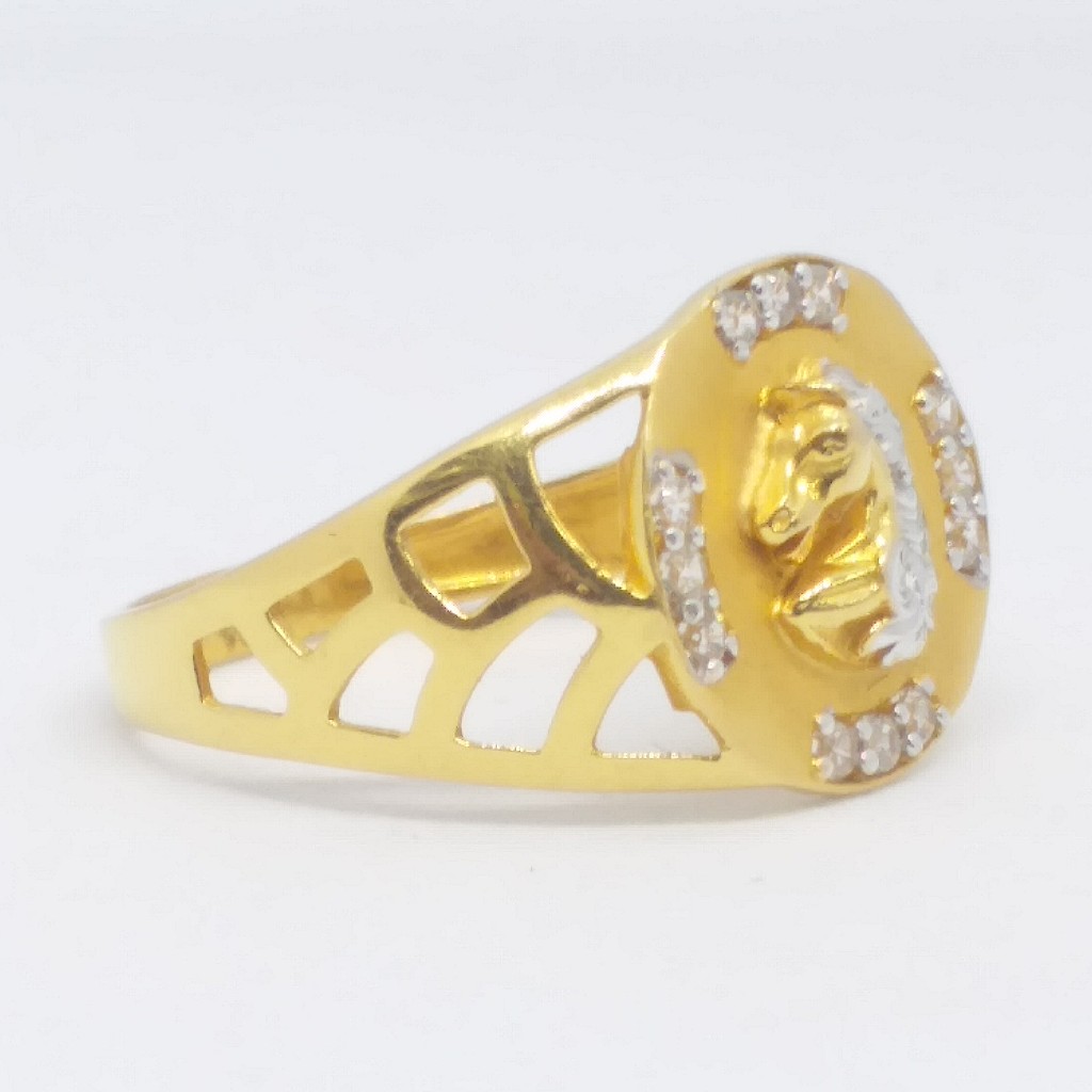 22 kt 916 gents ring - Image 4
