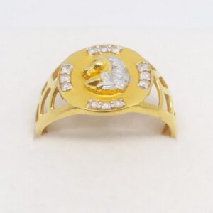 22 kt 916 gents ring