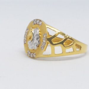 22 kt 916 gents ring