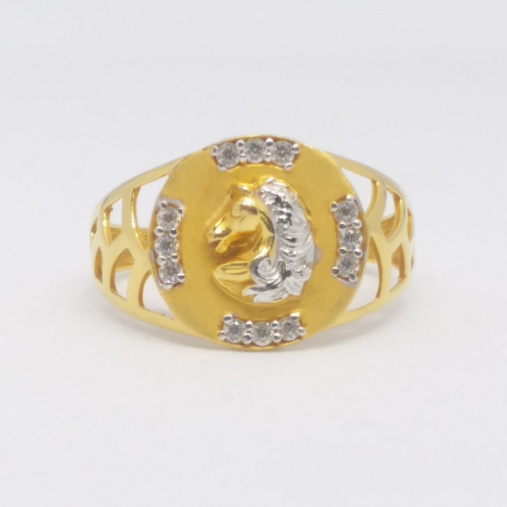 22 kt 916 gents ring