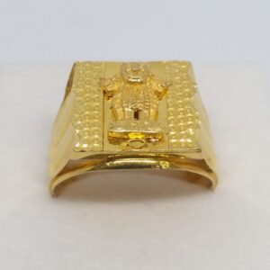 22 kt 916 gold plain gents ring
