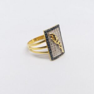 22 kt 916 gents jaguar ring