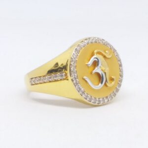 22 kt 916 gold gents ring