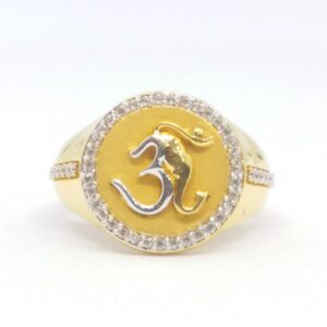 22 kt 916 gold gents ring