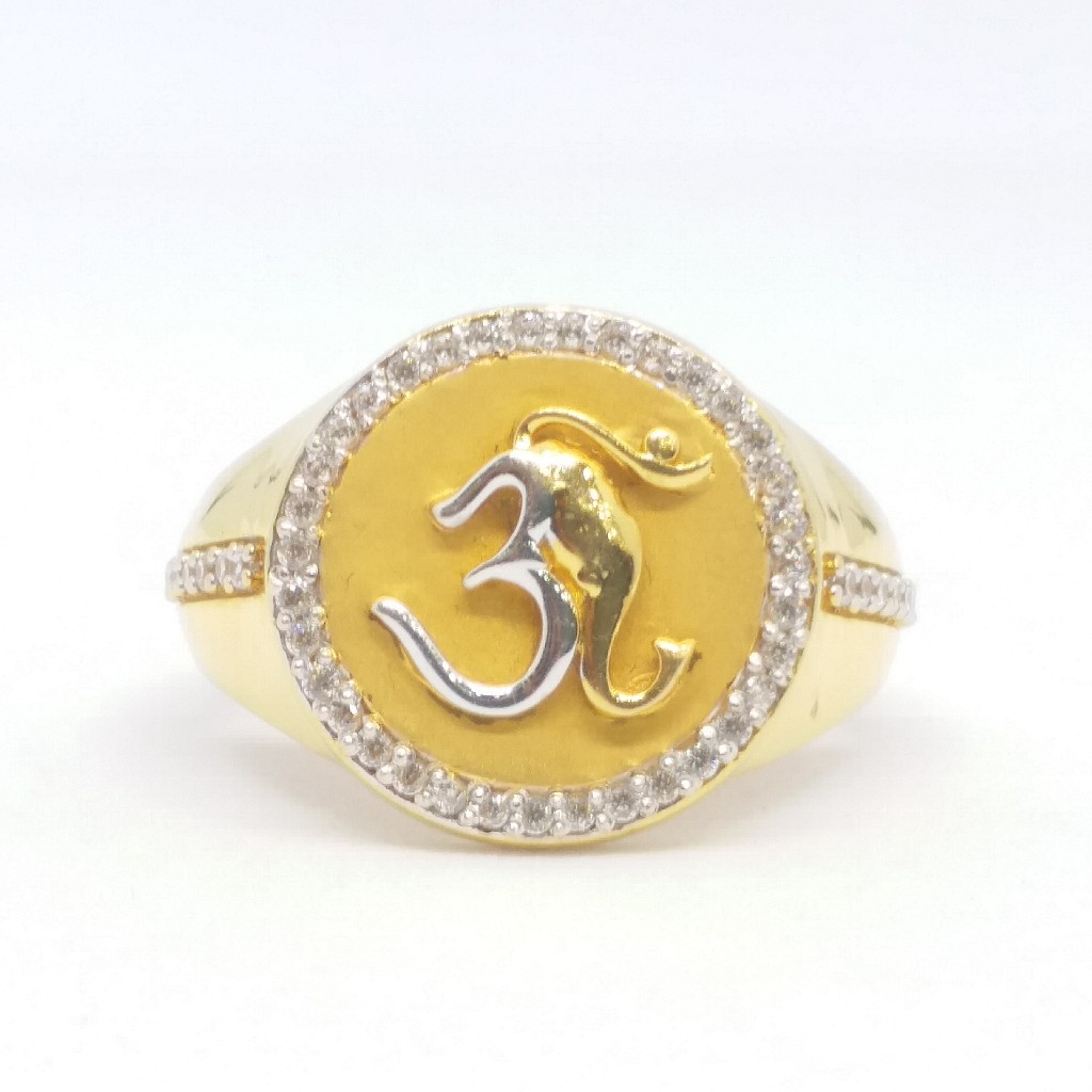 22 kt 916 gold gents ring