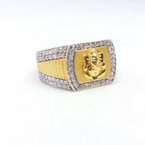 22 kt 916 gents ring