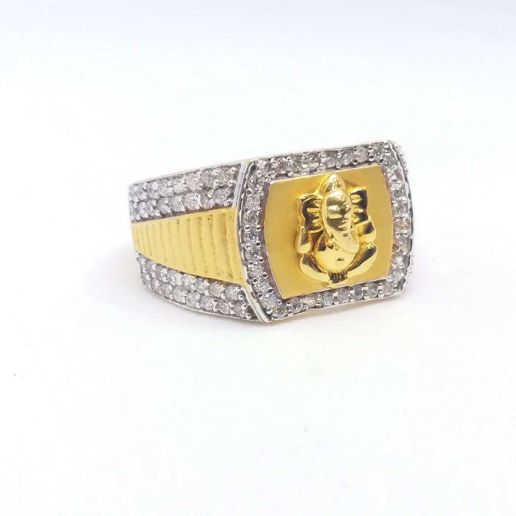 22 kt 916 gents ring - Image 2