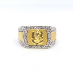 22 kt 916 gents ring