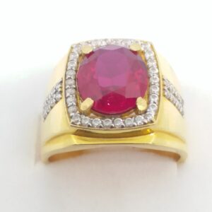 22 kt 916 gents ring
