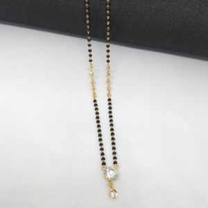 22 kt 916 single stone mangalsutra