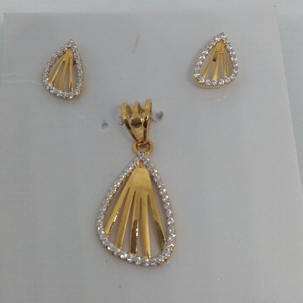 22 kt 916 fancy pendent set - Image 2