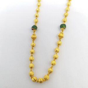 22 kt 916 gold vertical mina kanthi