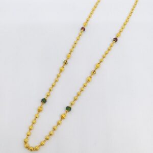 22 kt 916 gold vertical mina kanthi