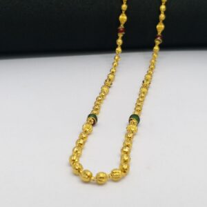 22 kt 916 gold vertical mina kanthi