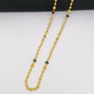 22 kt 916 gold vertical mina kanthi