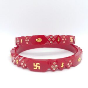 22 kt 916 red ras-chudi women