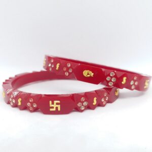 22 kt 916 red ras-chudi women