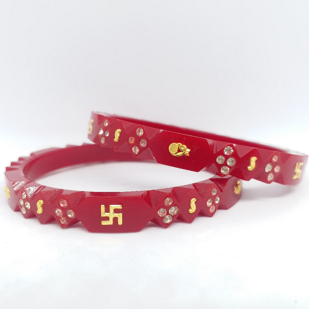 22 kt 916 red ras-chudi women