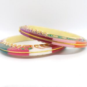 22 kt 916 multi colour painted ras-chudi women