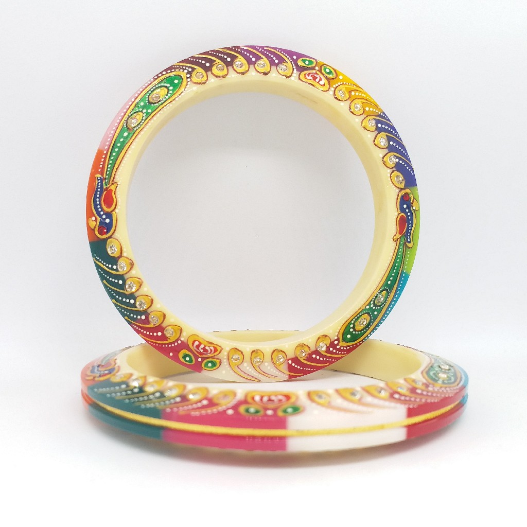 22 kt 916 multi colour painted ras-chudi women