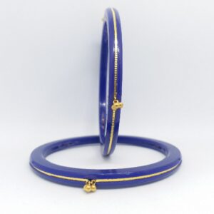 22 kt 916 dark blue rad-chudi women