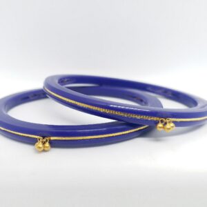 22 kt 916 dark blue rad-chudi women