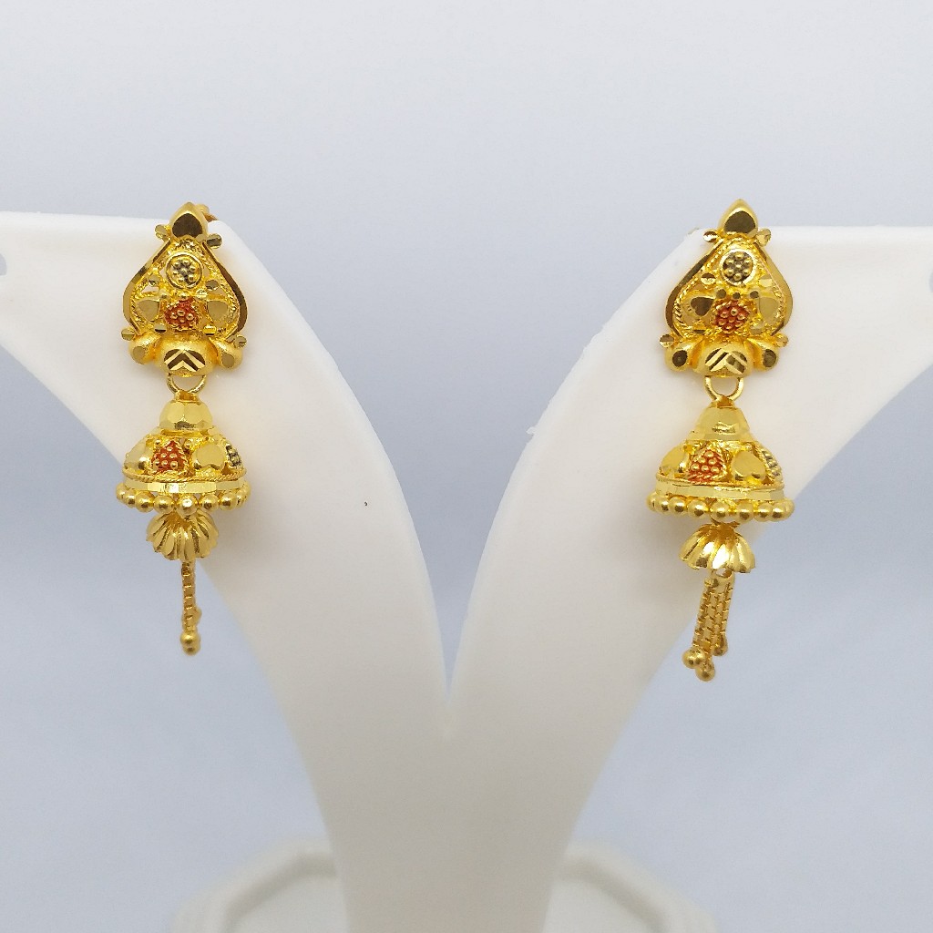 22 kt 916 gold zummar earring