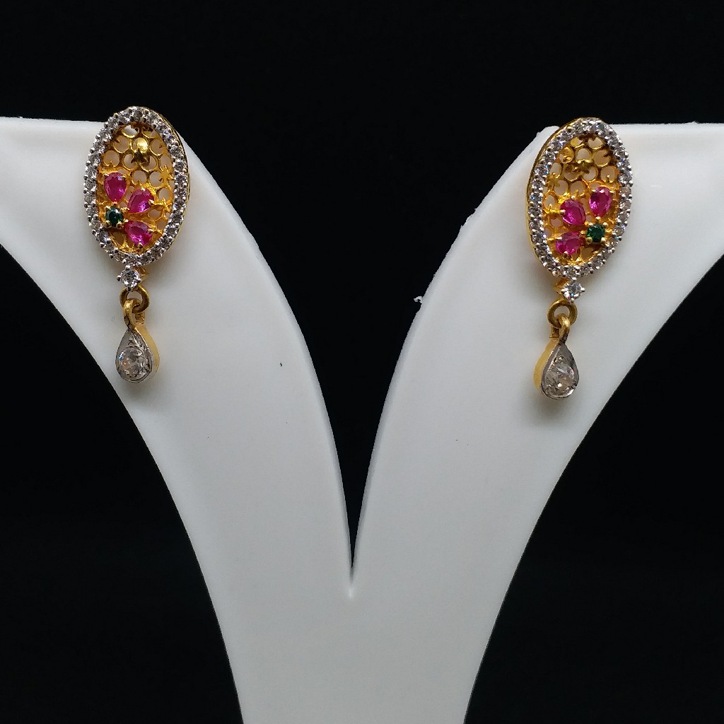 22 kt 916 gold earrings