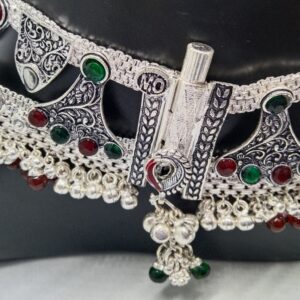 Silver fancy payal