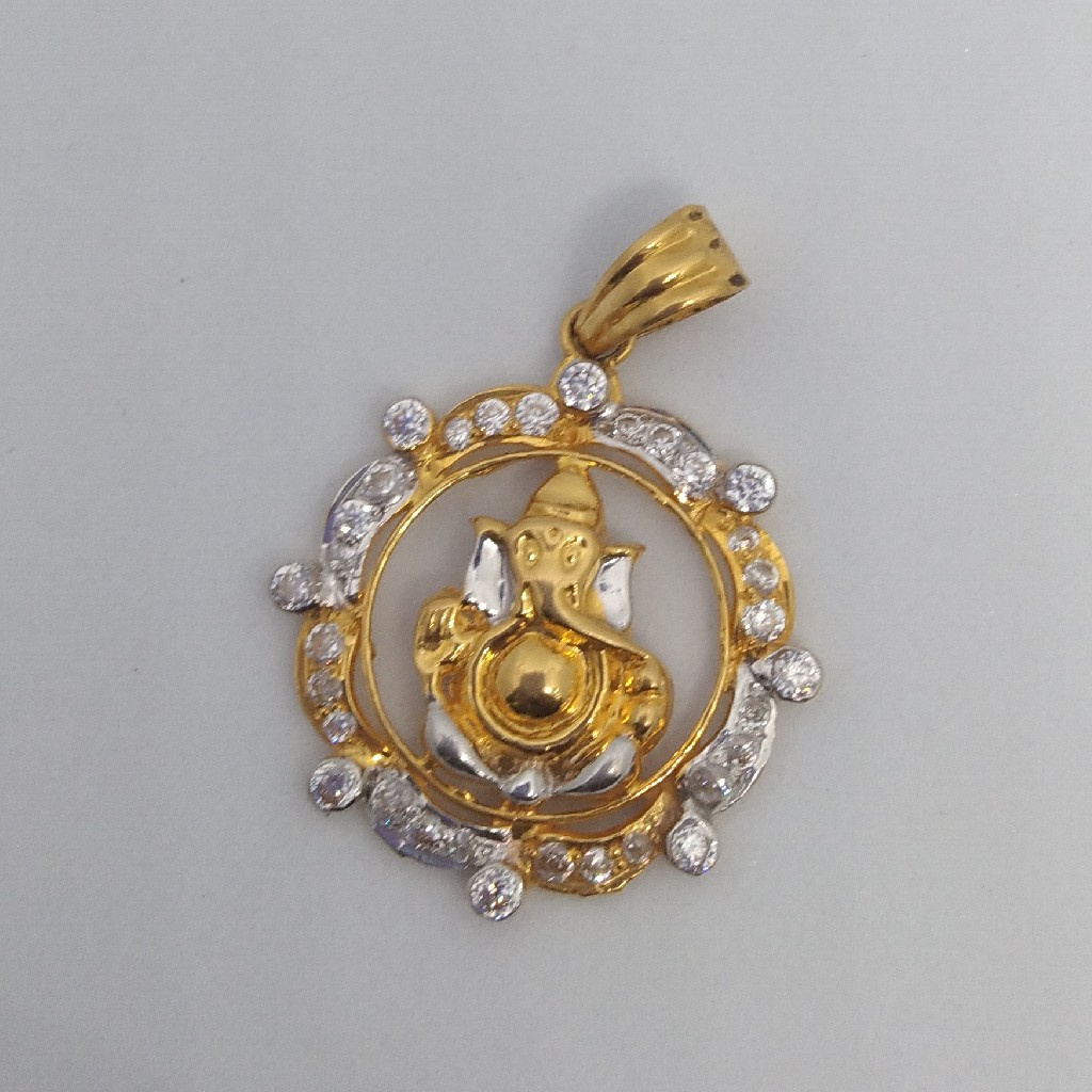 22 kt 916 ganpati pendent