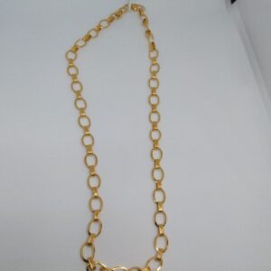 22 kt 916 hollow chain