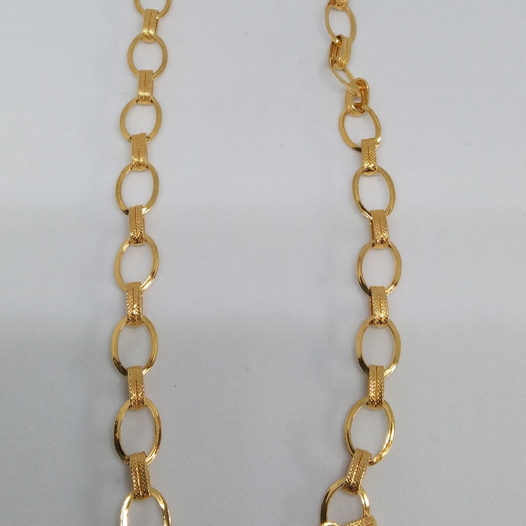 22 kt 916 hollow chain - Image 3
