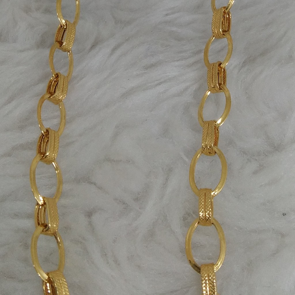 22 kt 916 hollow chain - Image 2