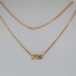 22 kt 916 chain pendant