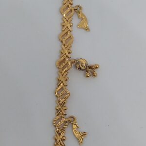 22 kt 916 plain bracelet