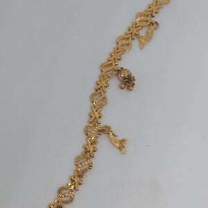 22 kt 916 plain bracelet