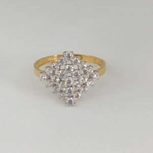 22 kt 916 diamond ring
