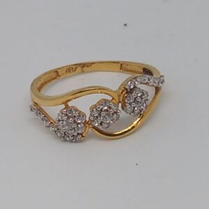 22kt 916 gold ladies ring