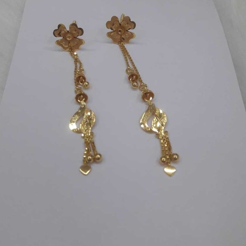 916 Gold Stylish  Earrings