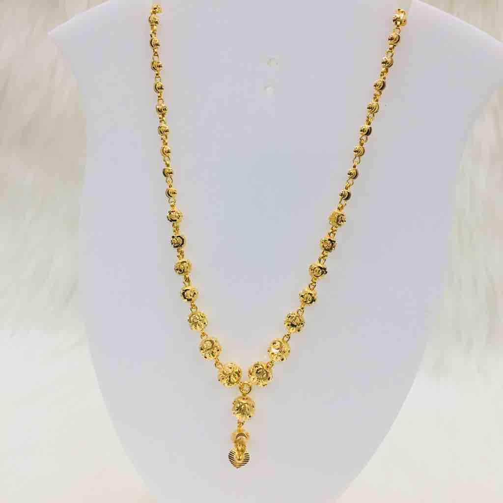22KT Gold Designer Necklace for ladies