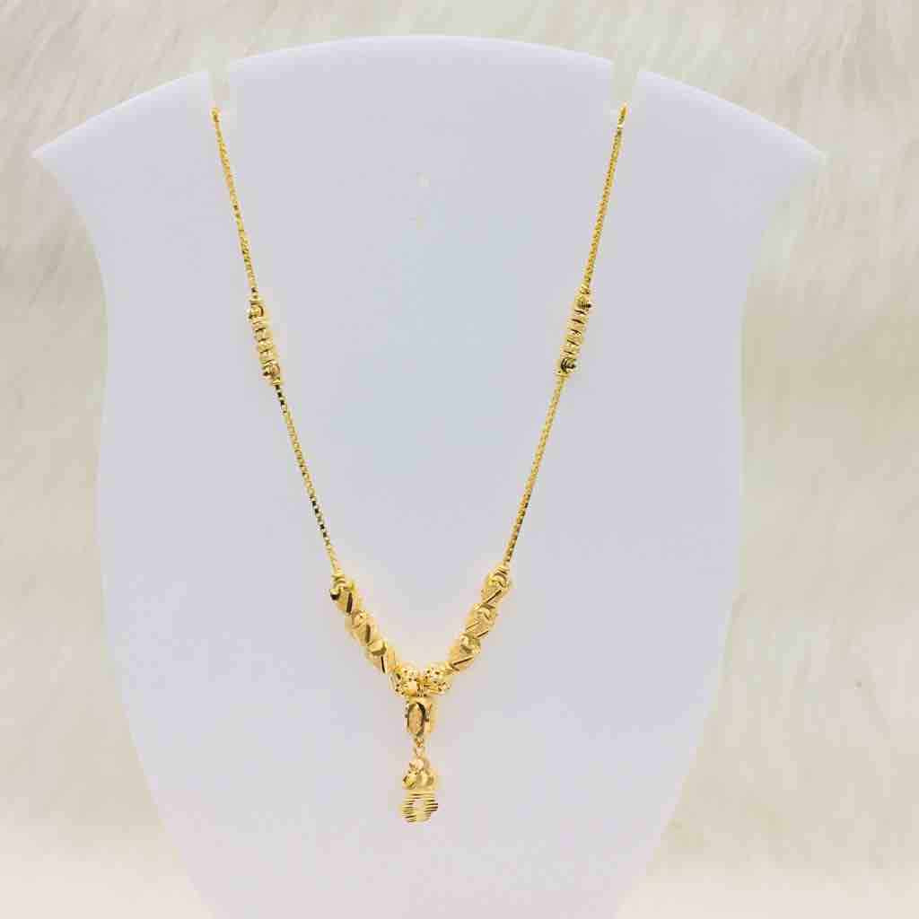 Delicate 916 Gold Tie chain